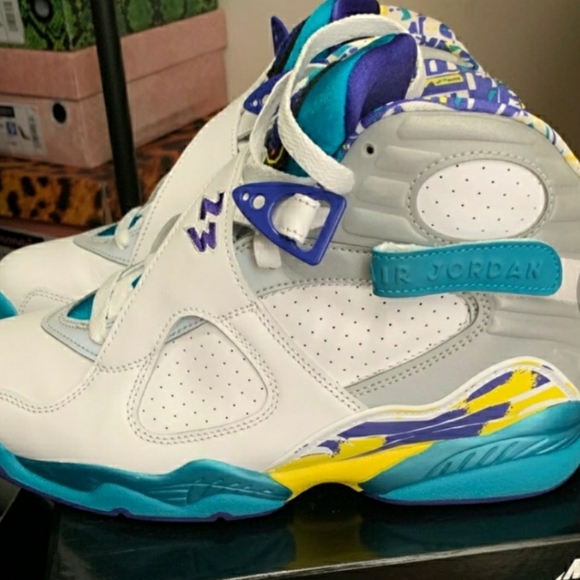 Jordan Retro 8 Aqua - Picture 4 of 4
